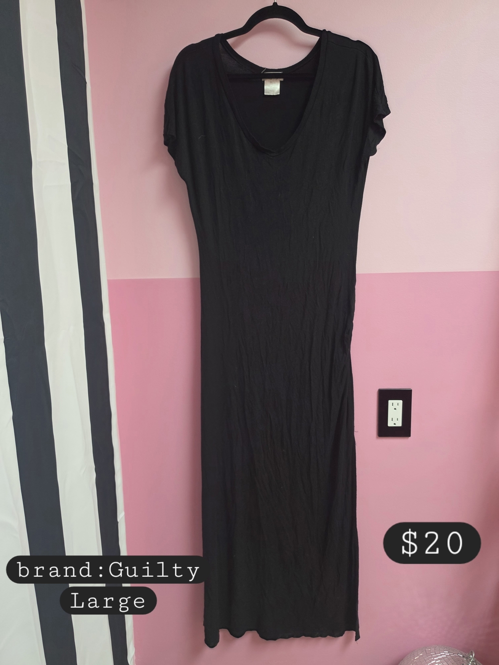 Black Maxi Dress - Women's Large